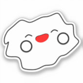 Kawaii Baby Cloud Vinyl Sticker (Vorderseite)