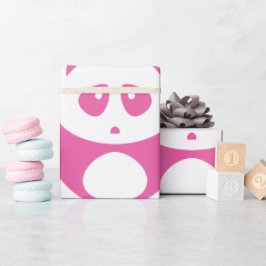 Kawaii Baby Pink und White Panda Muster Geschenkpapier