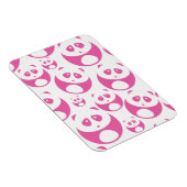 Kawaii Baby Pink und White Panda Muster Magnet (Rechte Seite)