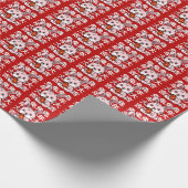 Kawaii Baby Rabbit - Happy Year of the Rabbit! Geschenkpapier (Ecke)