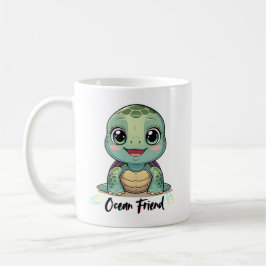 Kawaii-Baby-Schildkröten-Tasse Kaffeetasse