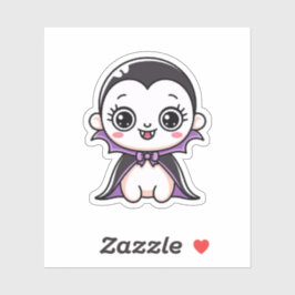 Kawaii Baby Vampire Halloween Sticker