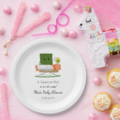 Kawaii Babydusche: Sushi und Salmon Roll Thema Pappteller (Party)