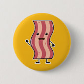 Kawaii Bacon: Die besten Freunde für immer BESTE F Button (Vorderseite)
