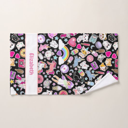 Kawaii Badhandtuch Set (Handtuch)