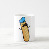 Kawaii Baguette Kaffeetasse (Mittel)