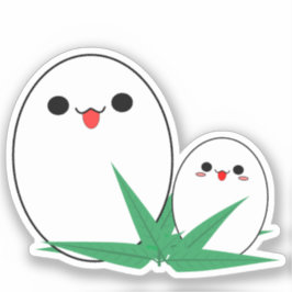 Kawaii Balut Egg Vinyl Sticker