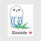Kawaii Balut Egg Vinyl Sticker (Blatt)