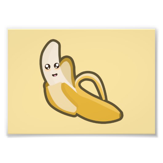 Kawaii Banana Fotodruck (Vorne)