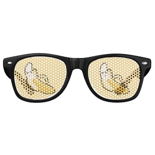 Kawaii Banana Sonnenbrille (Vorderseite)