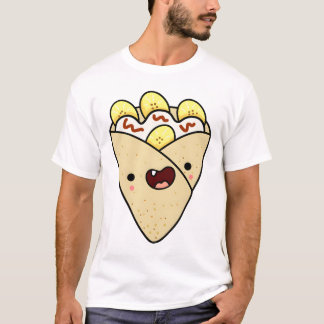 Kawaii Bananen- und Sahne-Crepe T-Shirt