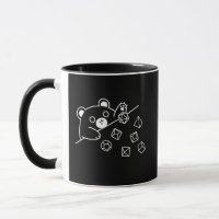 Kawaii Bär Tisch-Rollenspiel Würfel Roller Gaming 