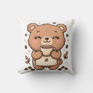 Kawaii-Bären-Kaffeekissen Kissen