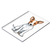Kawaii Basenji Puppy Notizblock (Linke Seite)
