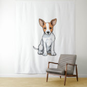 Kawaii Basenji Puppy Wandteppich (Beispiel)