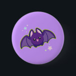 Kawaii Bat Button<br><div class="desc">Wer könnte sich vor diesem niedlichen kleinen Typ fürchten?</div>