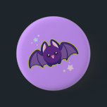 Kawaii Bat Button<br><div class="desc">Wer könnte sich vor diesem niedlichen kleinen Typ fürchten?</div>