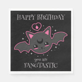 Kawaii Bat Halloween Geburtstagsparty Serviette