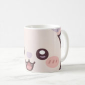 Kawaii Bat Pastel  "Daisuki" Kaffeetasse (VorderseiteRechts)