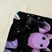 Kawaii Bats – Cute Gothic Pattern Strandtuch (Beispiel)