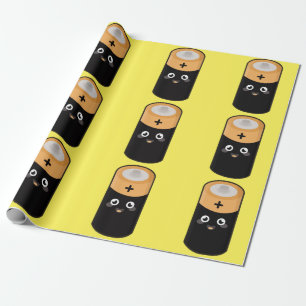 Kawaii Batterie Geschenkpapier