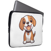 Kawaii Beagle Puppy Laptopschutzhülle (Vorne Rechts)