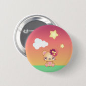 Kawaii Bear Button (Vorne & Hinten)