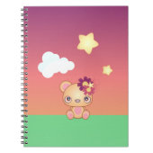 Kawaii Bear Notizblock (Vorderseite)