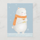 Kawaii Bear Postcard Postkarte (Vorderseite)