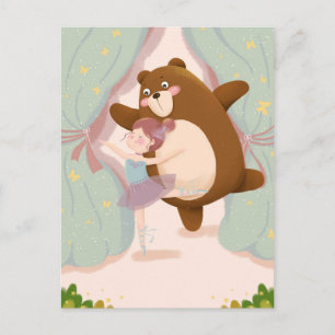 Kawaii Bear Postkarte