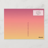 Kawaii Bear Postkarte (Rückseite)