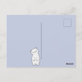 Kawaii Bear Postkarte (Rückseite)