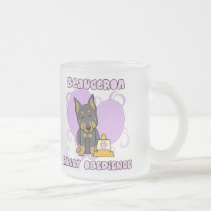 Kawaii Beauceron Kundgebungs-Gehorsam Mattglastasse