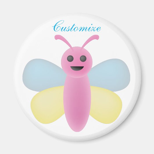 Kawaii Bee Thunder_Cove mit mehreren Farben Magnet (Vorne)