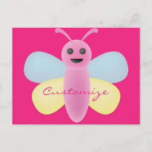 Kawaii Bee Thunder_Cove mit mehreren Farben Postkarte