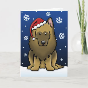 Kawaii Belgium Tervuren Weihnachtskarte Feiertagskarte