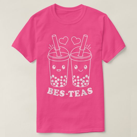 Kawaii Bes Teas Bubble Tee Niedlich Boba Besties (Design vorne)