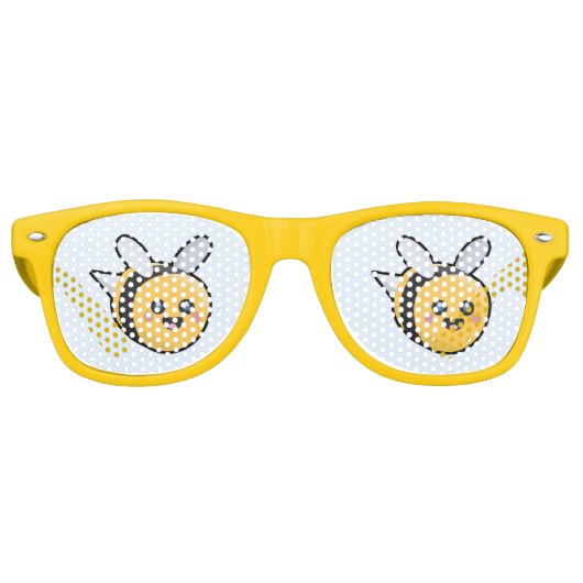 Kawaii-Biene Sonnenbrille (Vorderseite)
