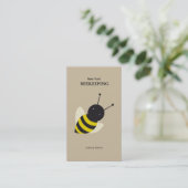kawaii Bienenimkerei Visitenkarte (Stehend Vorderseite)