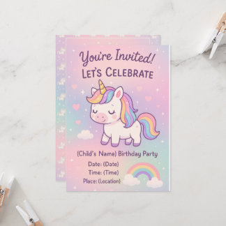 Kawaii Birthday Collection Einladung