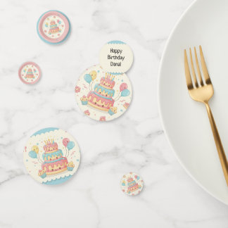 Kawaii Birthday - Cute Cake and Cupcakes Konfetti
