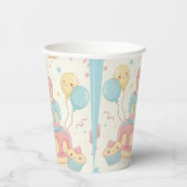 Kawaii Birthday - Cute Cake and Cupcakes Pappbecher (Rechts)