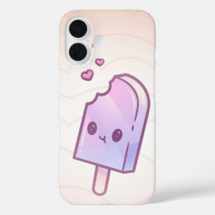 Kawaii Bitten Popsicle - Niedliche Pastel Ice Loll iPhone 16 Hülle