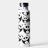 Kawaii Black and White Panda Muster Trinkflasche (Rechts)