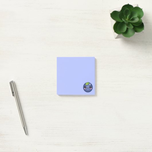 Kawaii Blaubeere Post-it Klebezettel (Büro)