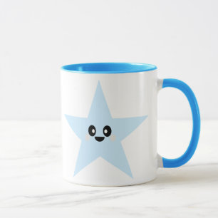 KAWAII BLAUER STERN-TASSE TASSE