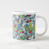 kawaii Blaumuster Jumbo-Tasse (Rechts)