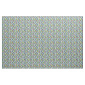 kawaii Blaumuster Stoff (Yard (91,4 cm))