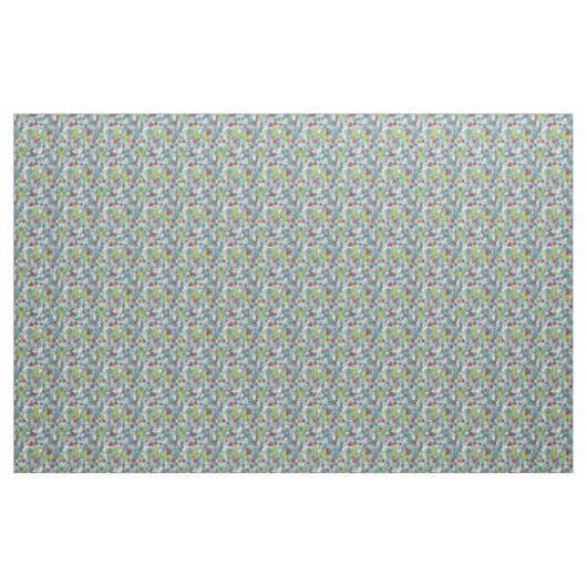 kawaii Blaumuster Stoff (Yard (91,4 cm))