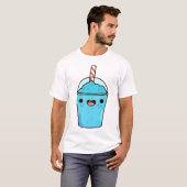 Kawaii Blue Slushy T-Shirt (Vorne ganz)